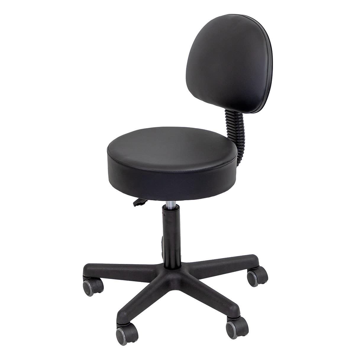 CanDopneumaticstoolwithback,black