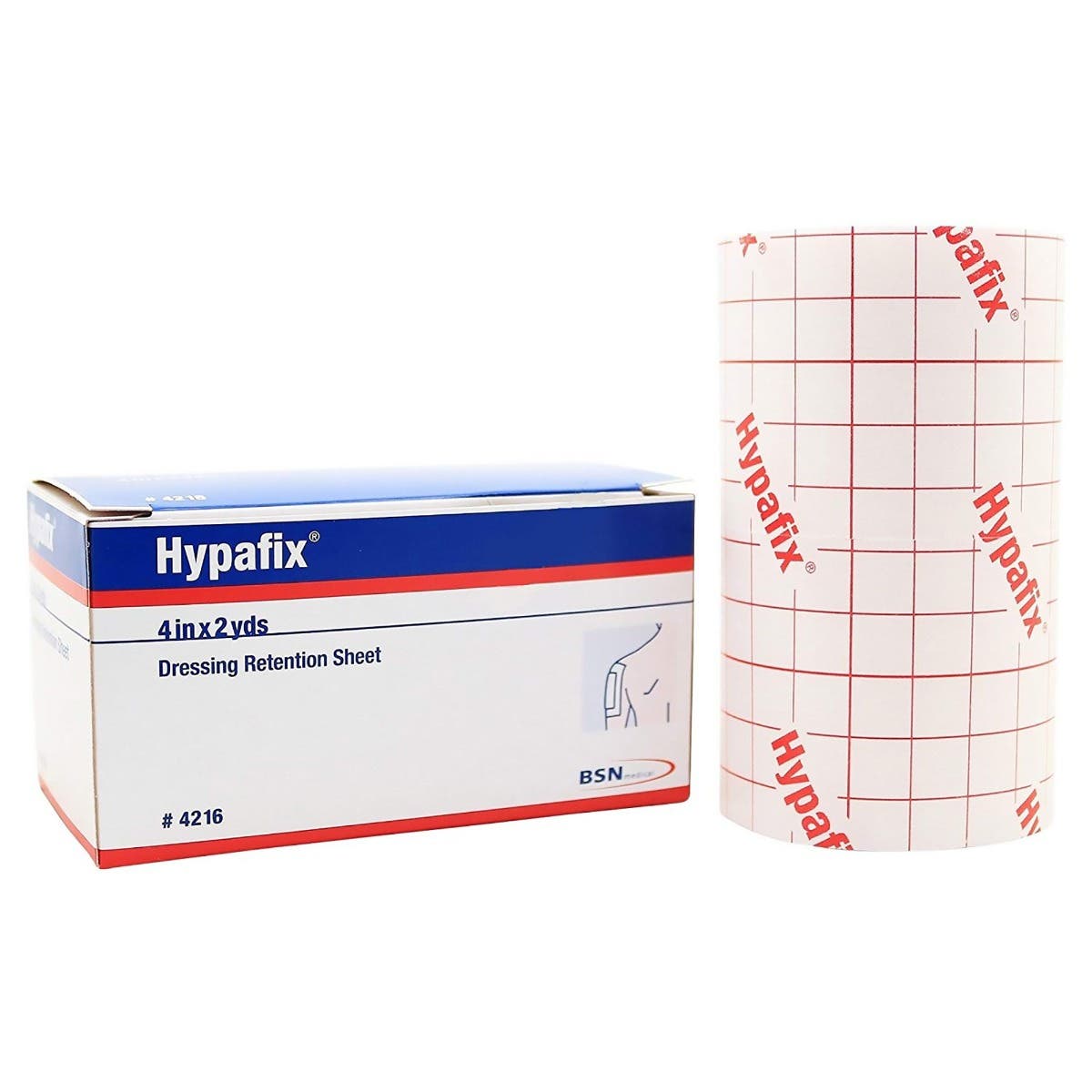 DressingRetentionTapewithLinerHypafix®White4InchX2YardNonwovenPolyesterNonSterile-1/BX