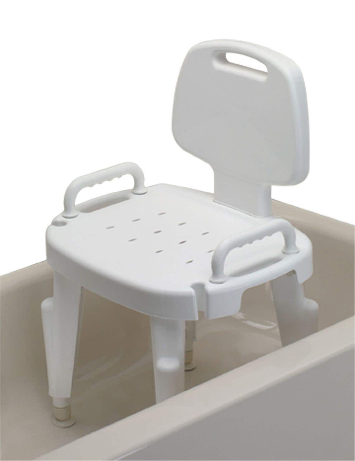 BathSafeHeightAdjustableShowerChairwithArms