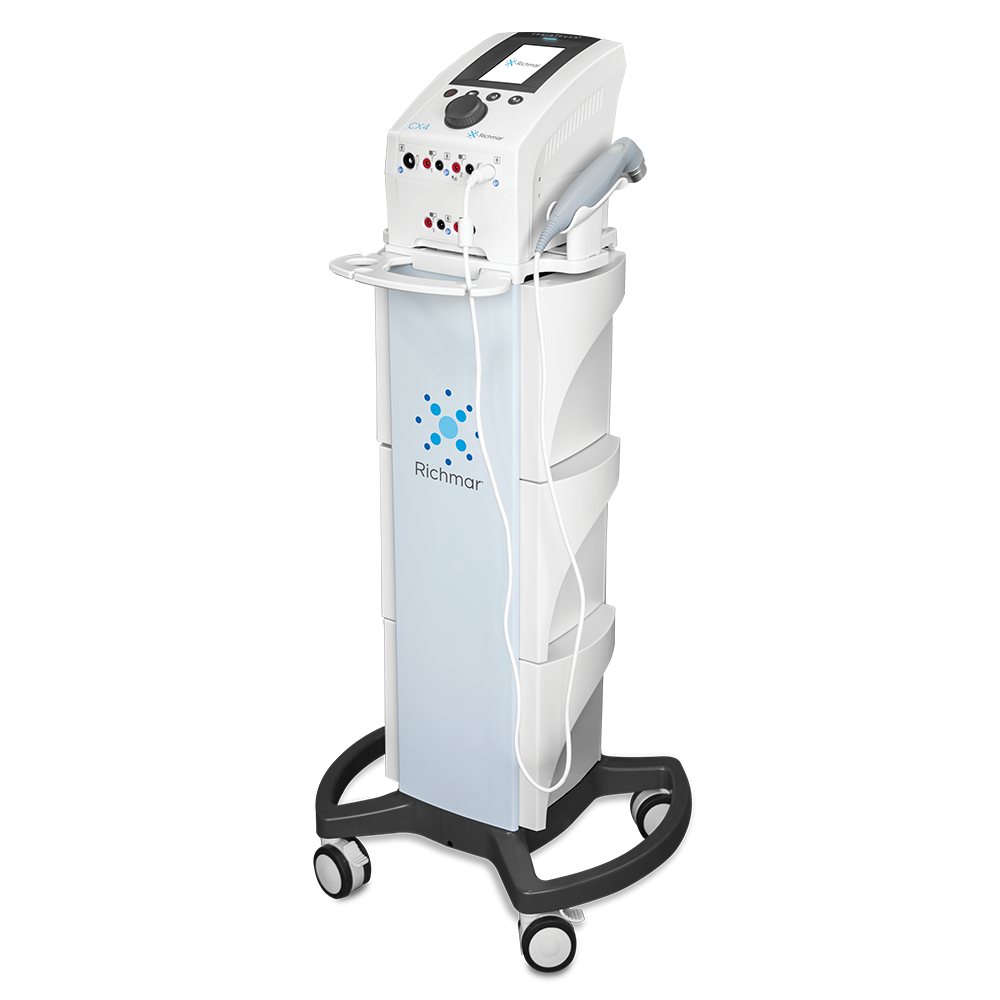 TheraTouch®CX4withCart-CombinationTherapy4-ChannelStimulation&UltrasoundSystem
