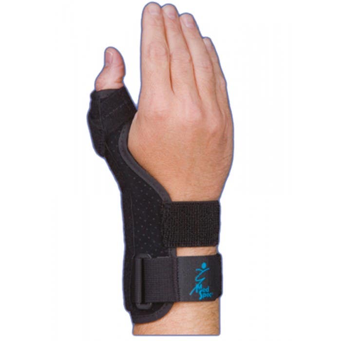 MedSpec®SuedeThumbSupport–Short,Black