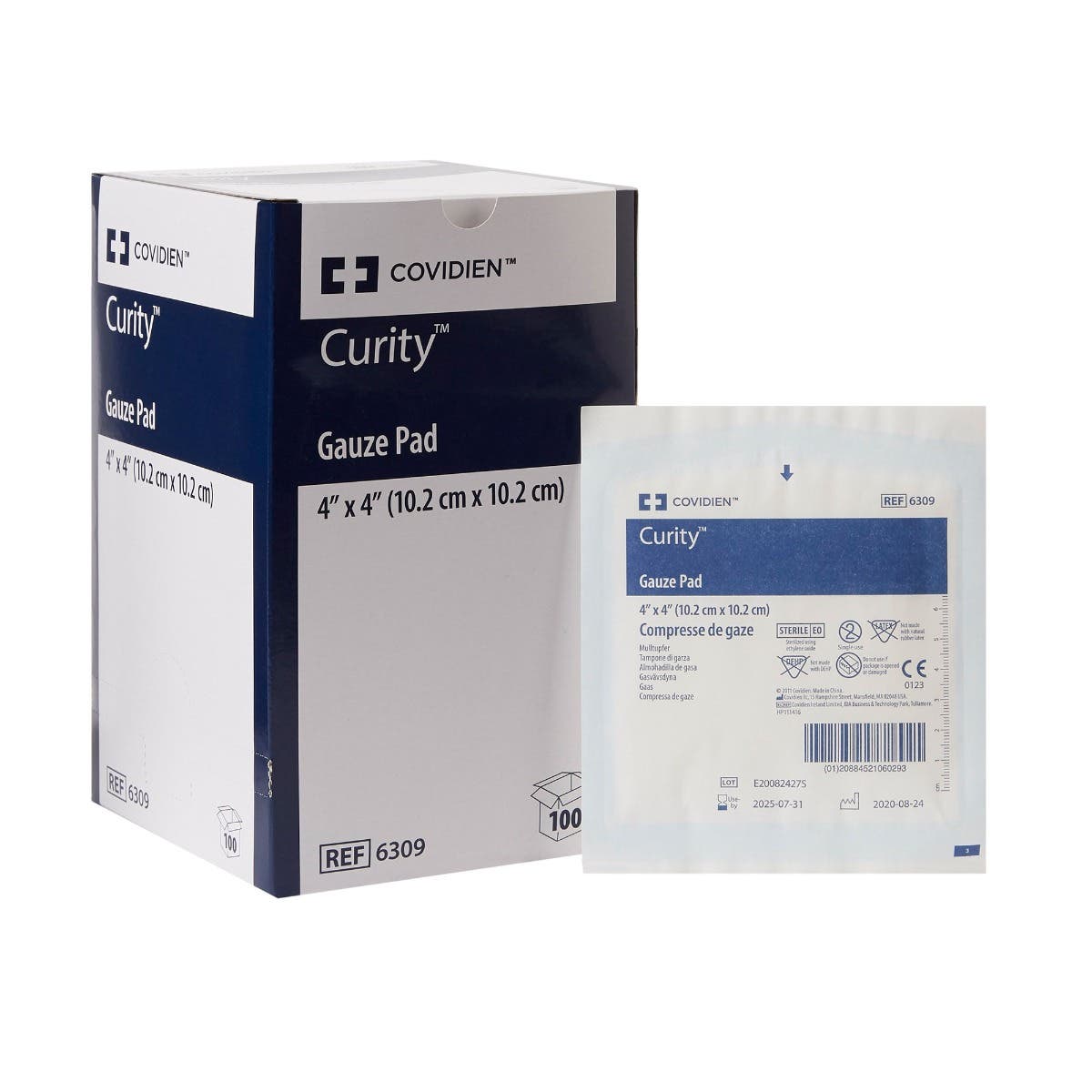 CuritySterileGauzePad-12Ply4X4100/Box