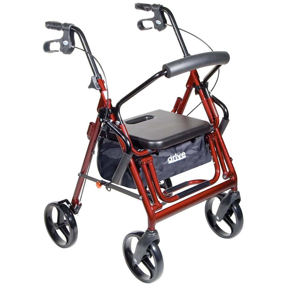 DriveMedicalDuetTransportChair&RollatorCombo