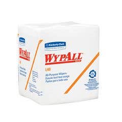WypAllL40Wipers-12.5x13,White,1/4fold