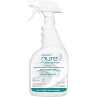 PURE® Hard Surface Disinfectant Sanitizer - 32 oz. - 12/Case with 2 Spray Bottles