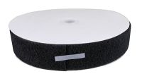 Velcro 2 loop, 25 yard dispenser box, black
