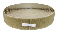 Velcro 2 loop, 25 yard, tan