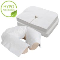 EarthLite® Flat Disposable Headrest & Face Cradle Covers for Massage Tables & Chairs - 100 pack