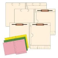 11 Pt Pocket Folders With 2 Fasteners, 50/Box