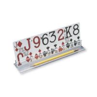 Playing Card Holder- Clear plastic for greater visibility