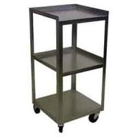 Stainless 3 Shelf Compact Cart 14X14X30