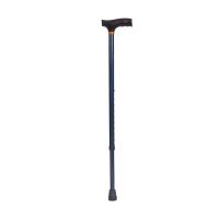 Aluminum Adjustable Cane with Derby-Top Handle, Blue Ice