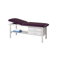 Steel Straight Line Treatment Table W/Drawers