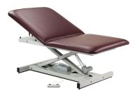 Open Base Power Bariatric Table with Adj Backrest