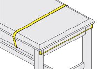 Paper Dispenser/Cutter For Hausmann Tables