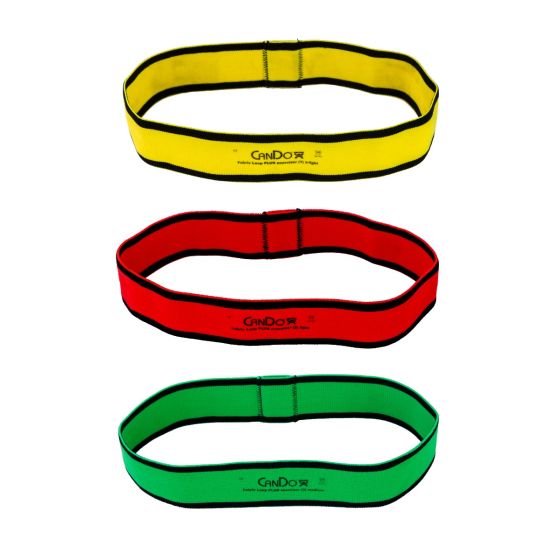 CanDo® Fabric Loop Plus, 12 Long Single Loop Set of 3
