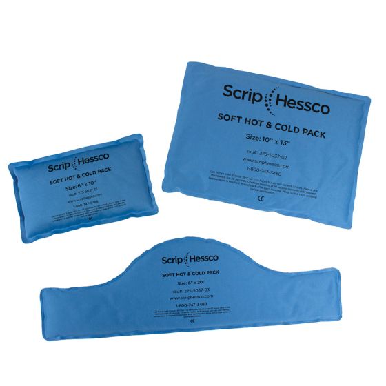 ScripHessco Soft Hot & Cold Therapy Packs - Reusable