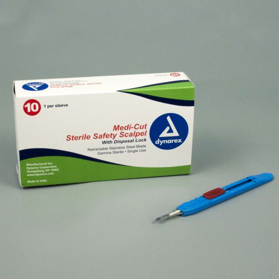 Dynarex Medi-Cut Sterile Safety Scalpel #10