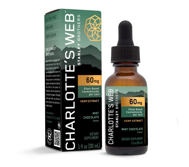 Charlotte’s Web™ 60mg CBD Oil – Mint Chocolate