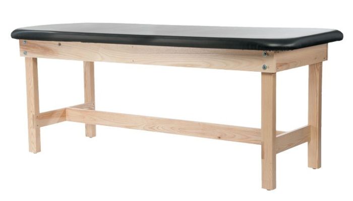 Edge Sport Series Flat Wood Treatment Table with H-Brace 31H