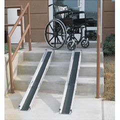 5' Telescoping Adjustable Wheelchair Ramps - 1 pair
