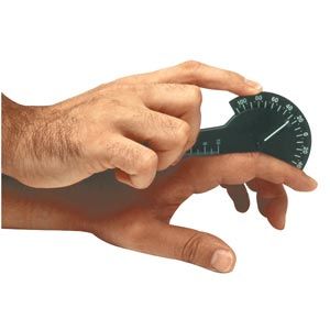 Baseline Plastic Finger Goniometer -1 Finger Desig