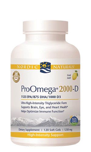 Nordic Naturals® ProOmega® 2000-D Dietary Supplement 120 Count