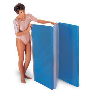 Folding Floor Mat 4' X 6' Blue/Gray