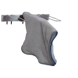 Wall Mounted Stainless Steel Drying Rack, 3 Bracket