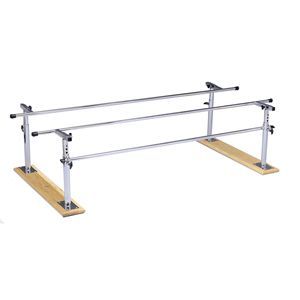Folding Parallel Bars With Wood Base