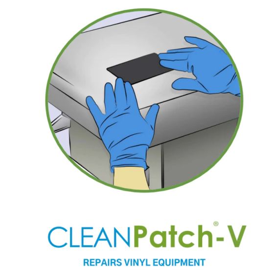 CleanPatch-V Small: 1.8 x 4 strip, vinyl adhesive patch, - 10/BX