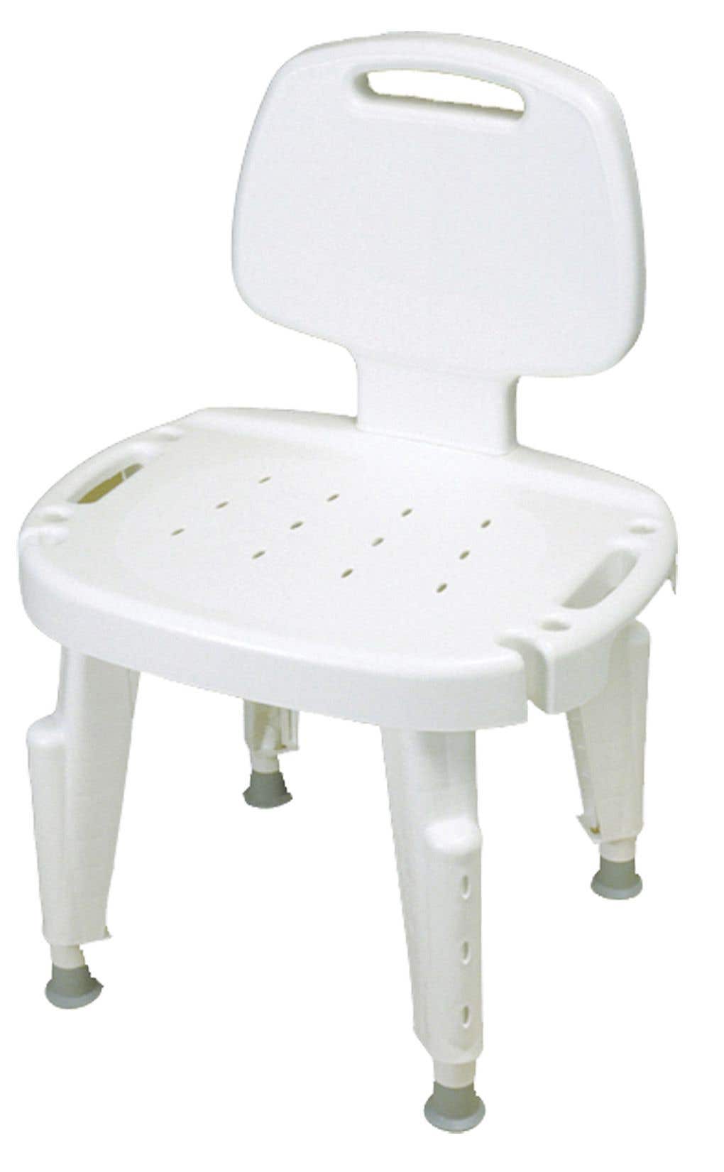BathSafeHeightAdjustableShowerChairwithBack