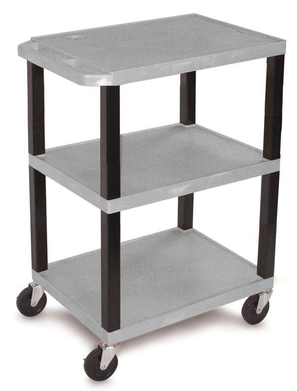 34ShelfCart-Gray