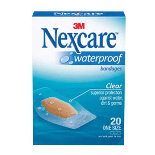 NexcareWaterproofBandaids1-1/6x2.25-WaterproofBandages