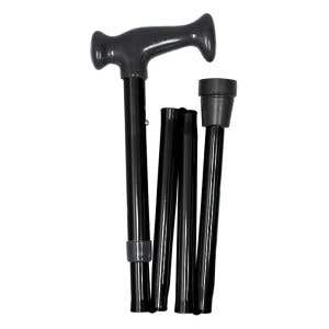 FoldingAdjustableCanewithErgonomicHandle,Black