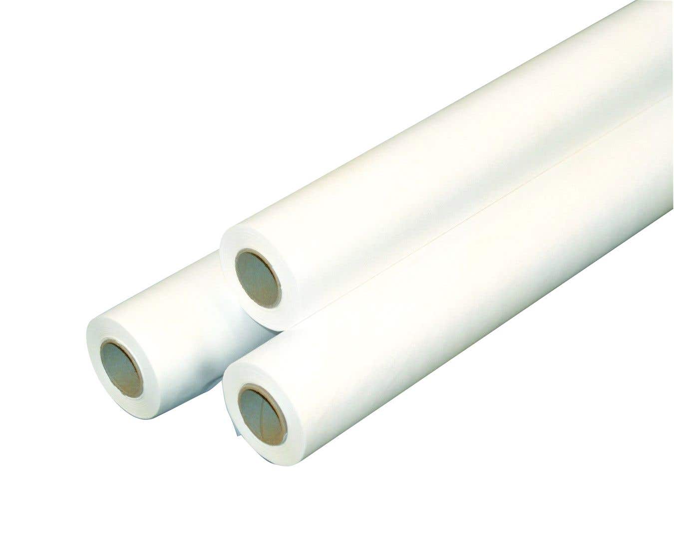 Crepe Exam Table Paper 21Wx125'l, 12 Rolls, White