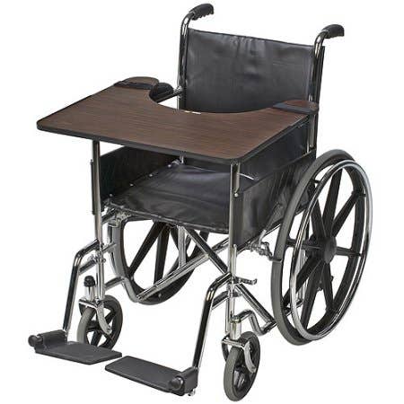 HardwoodWheelchairTray