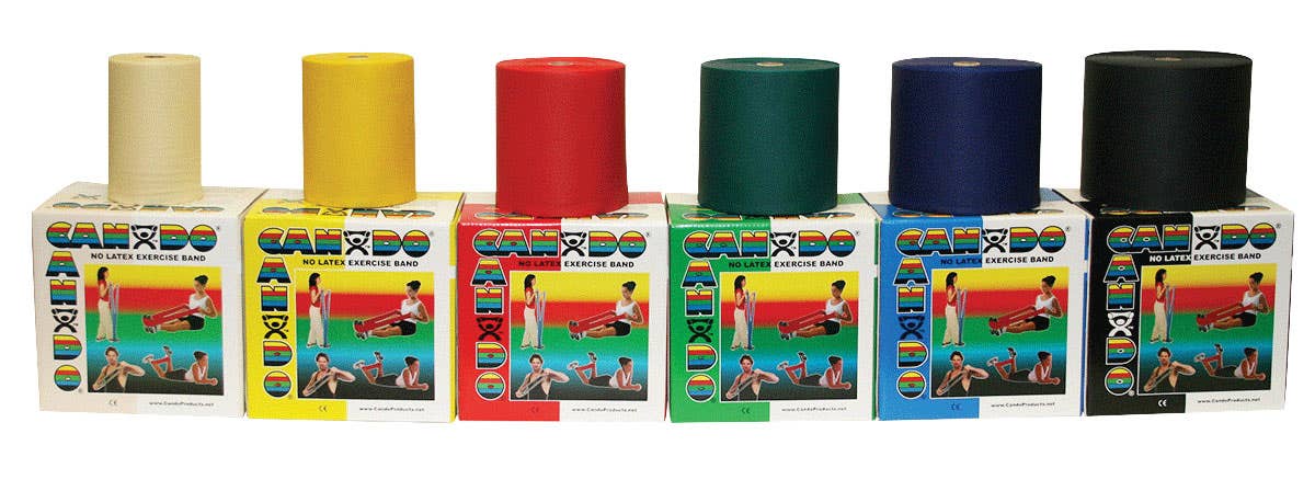 Cando50YardLatexFreeExerciseBandResistanceBands