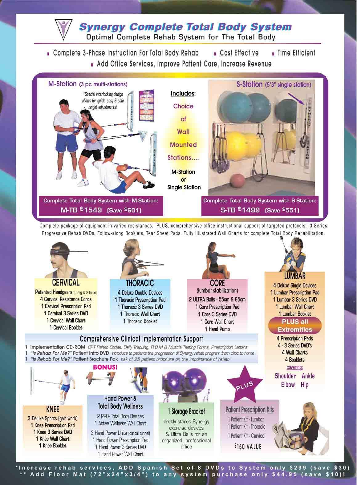CompleteTotalBodyRehabSysW/Multi-UseStation