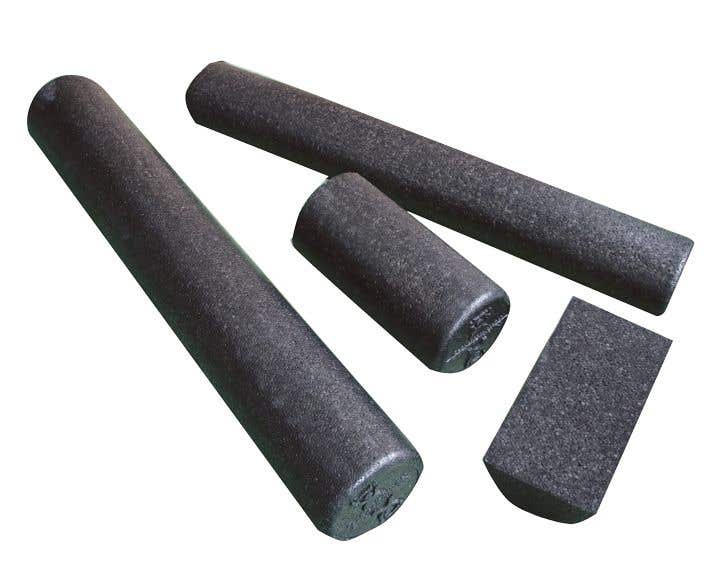 CanDo®HighDensityBlackFoamTherapyRolls-FoamRollers