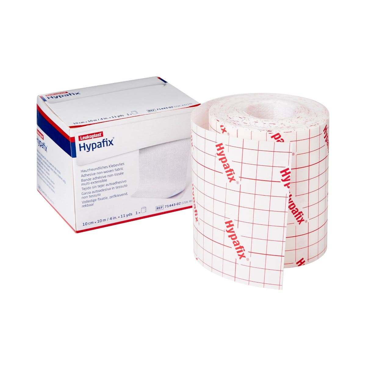 DressingRetentionTapewithLinerHypafix®White4InchX10YardNonwovenPolyesterNonSterile-1/RL