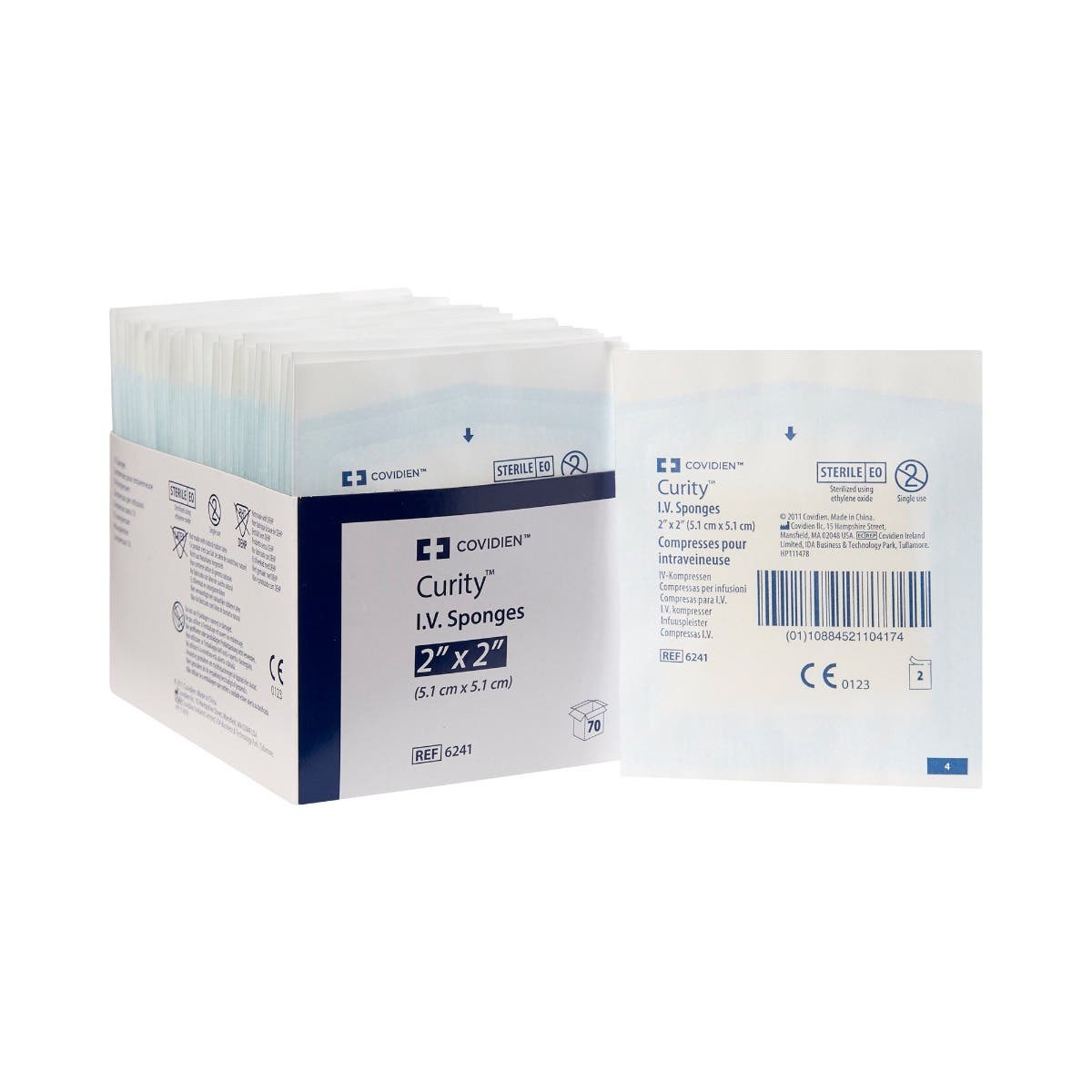 SORB-ITDrainandI.V.Sponges-6-ply,2x2,Sterile2sinPeelBackPkg