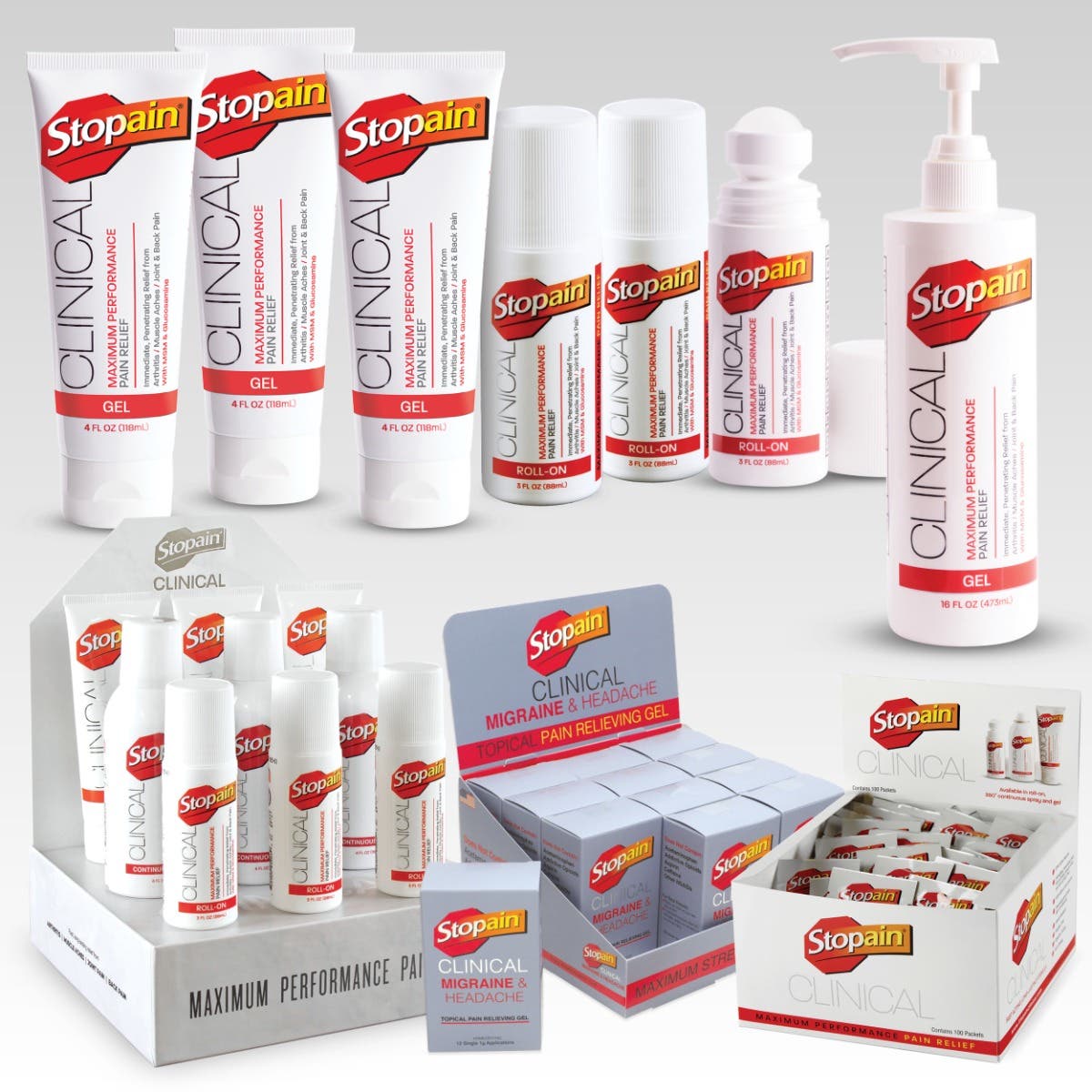 Stopain®ClinicalRetailPremiumKit